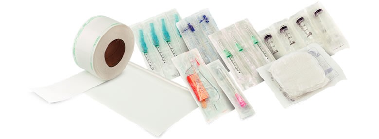 Sterilization films with medical-grade paper sealing
